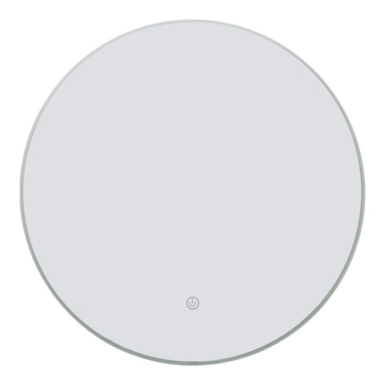 Καθρέπτης Led Lucox Inart pp-αλουμίνιο Φ60x3εκ **