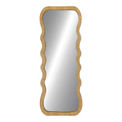 Καθρέπτης Zerbon mdf σε φυσική απόχρωση 60x1.5x155εκ **