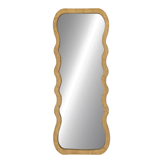 Καθρέπτης Zerbon mdf σε φυσική απόχρωση 60x1.5x155εκ ** Καθρέπτης Zerbon mdf σε φυσική απόχρωση 60x1.5x155εκ **