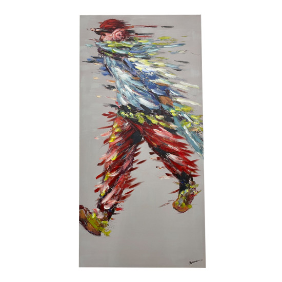 Πίνακας σε καμβά Walking Inart 70x3x140εκ **