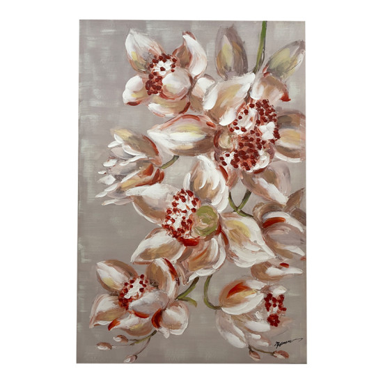 Πίνακας σε καμβά Flourish Inart 80x3x120εκ **