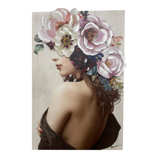 Πίνακας σε καμβά Bezira Inart 60x3x90εκ **