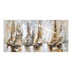 Πίνακας σε καμβά Yelkan Ι Inart με πλαίσιο 120x3.5x60εκ ** Πίνακας σε καμβά Yelkan Ι Inart με πλαίσιο 120x3.5x60εκ **