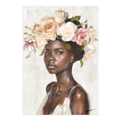 Πίνακας σε καμβά Fleri Ι Inart 70x3.5x100εκ **