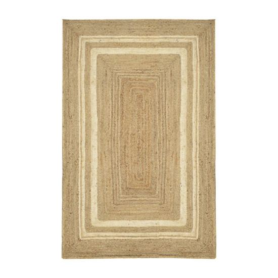 Χαλί Mazir Inart μπεζ-εκρού γιούτα 120x180x1εκ **
