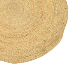 Χαλί Solon Inart φυσικό γιούτα 100x100x1εκ ** Χαλί Solon Inart φυσικό γιούτα 100x100x1εκ **