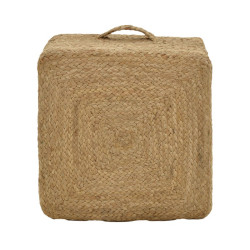 Σκαμπό Tresa Inart φυσικό 100% γιούτα 50x50x35εκ ** Σκαμπό Tresa Inart φυσικό 100% γιούτα 50x50x35εκ **