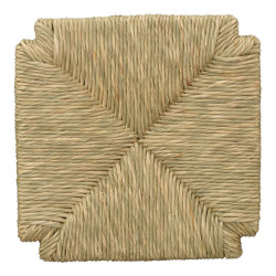 Ψάθα για ξύλινο σκαμπό Charchie I φυσικό 33x33x3εκ **