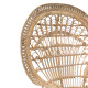 Πολυθρόνα Dorothy Inart με μπεζ μαξιλάρι-φυσικό rattan 115x57x150εκ **
