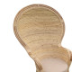 Πολυθρόνα Rea Inart με μπεζ μαξιλάρι-φυσικό rattan 85x85x141εκ **