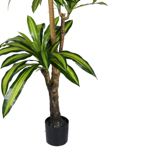 Διακοσμητικό φυτό Dracaena I σε γλάστρα Inart  πράσινο pp Υ170εκ **
