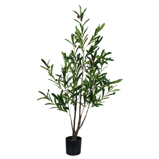 Διακοσμητικό φυτό Olive tree σε γλάστρα Inart πράσινο pp Υ120εκ **