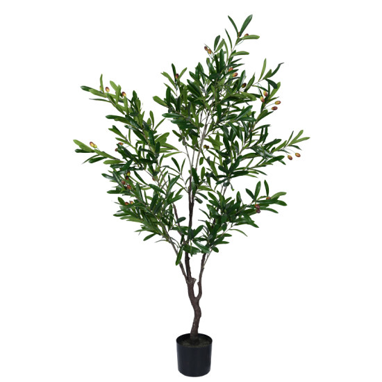 Διακοσμητικό φυτό Olive tree I σε γλάστρα Inart πράσινο pp Υ150εκ **