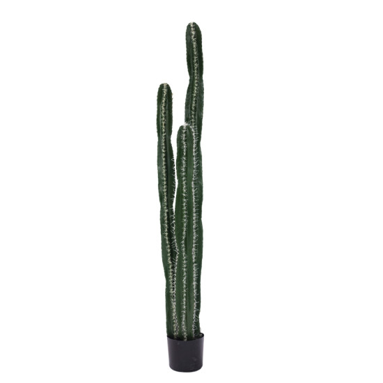 Διακοσμητικό φυτό Cactus II σε γλάστρα Inart πράσινο pp Υ155εκ **