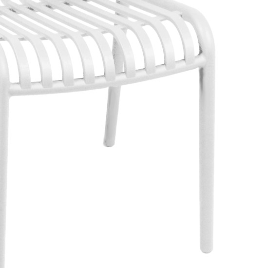 Καρέκλα Zoi pp σε λευκή απόχρωση 42x58x79εκ **