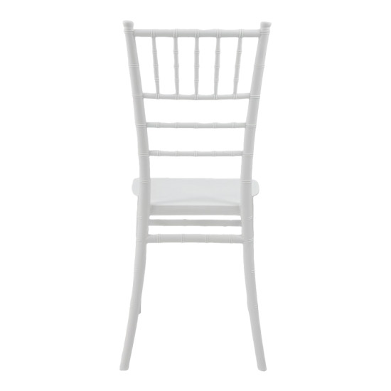 Καρέκλα Tiffany Ι pp σε λευκή απόχρωση 38.5x46.5x87εκ **