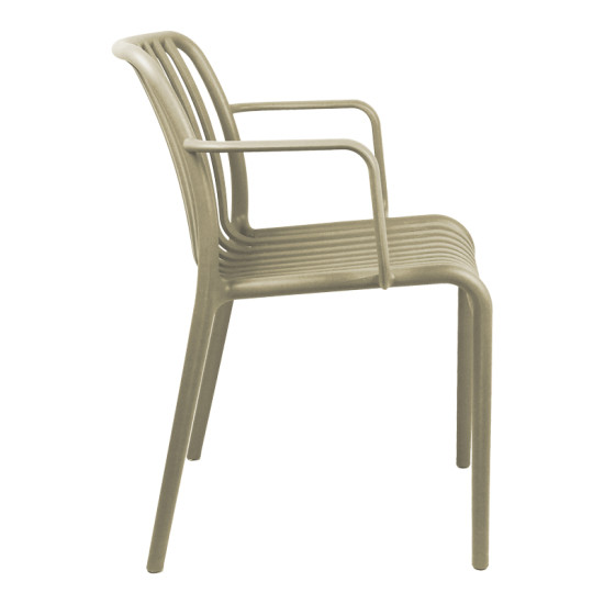 Πολυθρόνα Zoi pp cappuccino 54x57.5x79εκ **