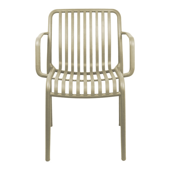 Πολυθρόνα Zoi pp cappuccino 54x57.5x79εκ **
