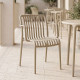 Πολυθρόνα Zoi pp cappuccino 54x57.5x79εκ **