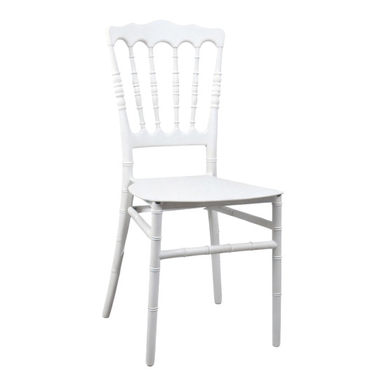 Καρέκλα Napoleon pp λευκή 38,5x46,5x89εκ **