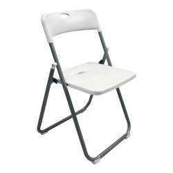 Καρέκλα catering-συνεδρίου πτυσσόμενη Edison λευκό 38x49x73εκ **