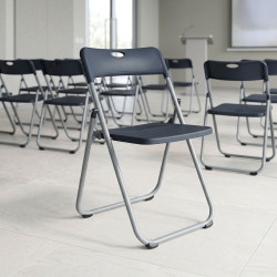 Καρέκλα catering-συνεδρίου πτυσσόμενη Edison μαύρο 38x49x73εκ **