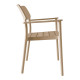 Πολυθρόνα Pilma cappuccino PP 57x54x82εκ **