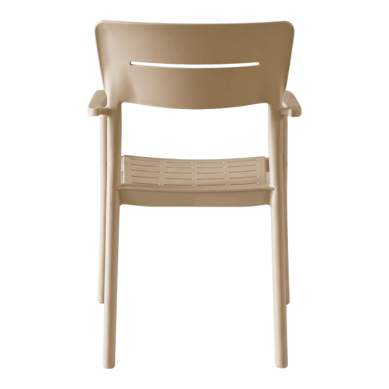 Πολυθρόνα Pilma cappuccino PP 57x54x82εκ **