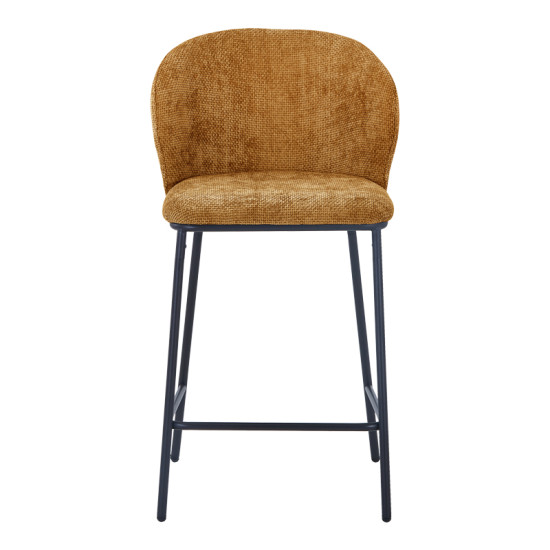 Σκαμπό μπαρ Karg camel ύφασμα-πόδι μαύρο μέταλλο 49x46x93εκ - 2τμχ. ** Σκαμπό μπαρ Karg camel ύφασμα-πόδι μαύρο μέταλλο 49x46x93εκ - 2τμχ. **