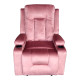 Πολυθρόνα relax Gessel βελούδο σάπιο μήλο 80x90x98εκ **