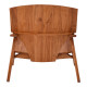 Πολυθρόνα Brazin φυσικό teak ξύλο 72x71x77εκ **