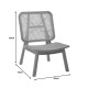 Πολυθρόνα Viborg φυσικό teak ξύλο-φυσικό rattan 60x75x87εκ **