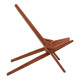 Πολυθρόνα Phoenox πτυσσόμενη φυσικό teak ξύλο 101x63x80εκ **
