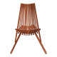 Πολυθρόνα Phoenox πτυσσόμενη φυσικό teak ξύλο 101x63x80εκ **
