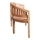 3 seater sofaCoren  natural teakwood 150x61x87cm **