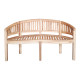 3 seater sofaCoren  natural teakwood 150x61x87cm **
