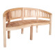 3 seater sofaCoren  natural teakwood 150x61x87cm **