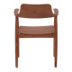 Πολυθρόνα Jambene teak ξύλο σε καρυδί απόχρωση 57x54x79εκ **