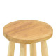 Σκαμπό μπαρ Nusiwo teak ξύλο σε φυσική απόχρωση Φ35x70εκ ** Σκαμπό μπαρ Nusiwo teak ξύλο σε φυσική απόχρωση Φ35x70εκ **