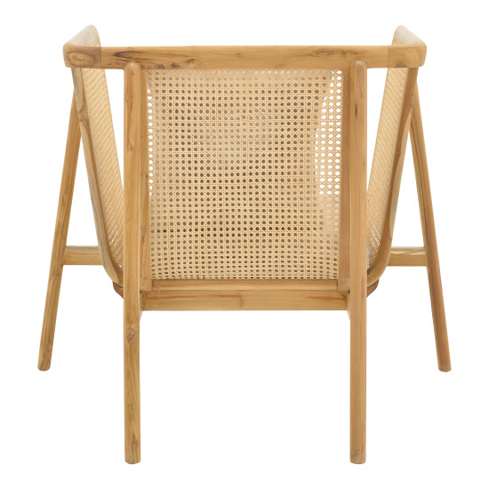 Πολυθρόνα Jenta teak ξύλο με rattan σε φυσική απόχρωση και μπεζ μαξιλάρι 72x67x92εκ ** Πολυθρόνα Jenta teak ξύλο με rattan σε φυσική απόχρωση και μπεζ μαξιλάρι 72x67x92εκ **