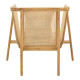 Πολυθρόνα Jenta teak ξύλο με rattan σε φυσική απόχρωση και μπεζ μαξιλάρι 72x67x92εκ ** Πολυθρόνα Jenta teak ξύλο με rattan σε φυσική απόχρωση και μπεζ μαξιλάρι 72x67x92εκ **