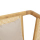 Πολυθρόνα Jenta teak ξύλο με rattan σε φυσική απόχρωση και μπεζ μαξιλάρι 72x67x92εκ ** Πολυθρόνα Jenta teak ξύλο με rattan σε φυσική απόχρωση και μπεζ μαξιλάρι 72x67x92εκ **