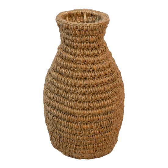 Βάζο Agelen Inart sisal σε φυσική απόχρωση Φ30x55εκ **