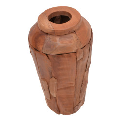 Διακοσμητικό βάζο Archean teak ξύλο σε φυσική απόχρωση Φ30x80εκ ** Διακοσμητικό βάζο Archean teak ξύλο σε φυσική απόχρωση Φ30x80εκ **