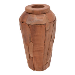 Διακοσμητικό βάζο Archean teak ξύλο σε φυσική απόχρωση Φ30x80εκ ** Διακοσμητικό βάζο Archean teak ξύλο σε φυσική απόχρωση Φ30x80εκ **