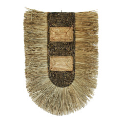 Διακοσμητικό τοίχου Baffen I Inart seagrass σε φυσικό χρώμα 60x85x10εκ **