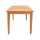 Τραπέζι Ory teak ξύλο σε φυσική απόχρωση 160x80x75εκ **