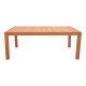 Τραπέζι Vocaly teak ξύλο σε φυσική απόχρωση 200x100x75εκ **