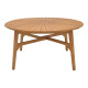 Τραπέζι Colen teak ξύλο σε φυσική απόχρωση Φ180x75εκ **