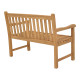 Καναπές Nat teak ξύλο σε φυσική απόχρωση 120x57x96εκ **